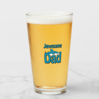 Jawsome Dad Glass