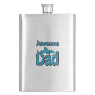 Jawsome Dad Hip Flask