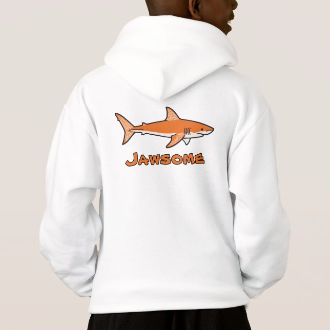 Jawsome orange Shark  (Back)