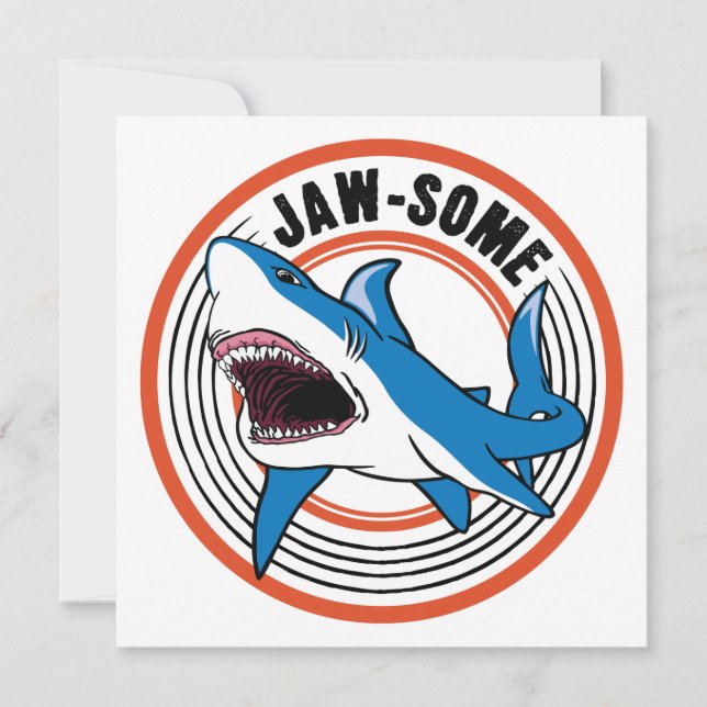 Jawsome Shark Card (Front)