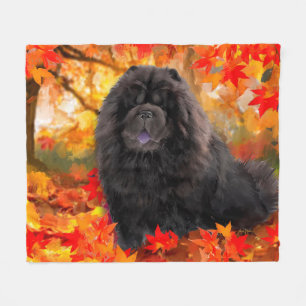 JAX Chow 2020 Holiday fleece blanket