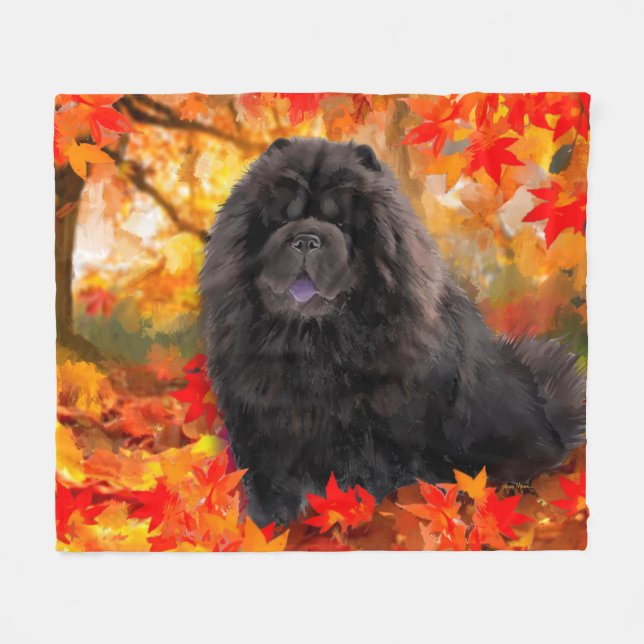 JAX Chow 2020 Holiday fleece blanket (Front (Horizontal))