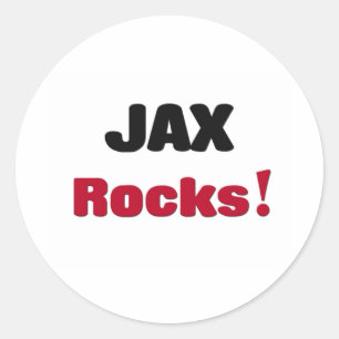Jax Rocks Classic Round Sticker