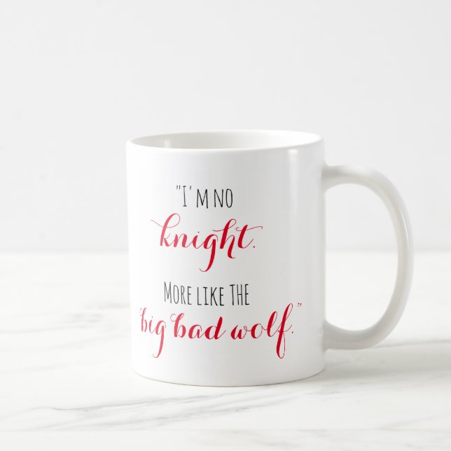 Jax Wolf Quote Mug (Right)