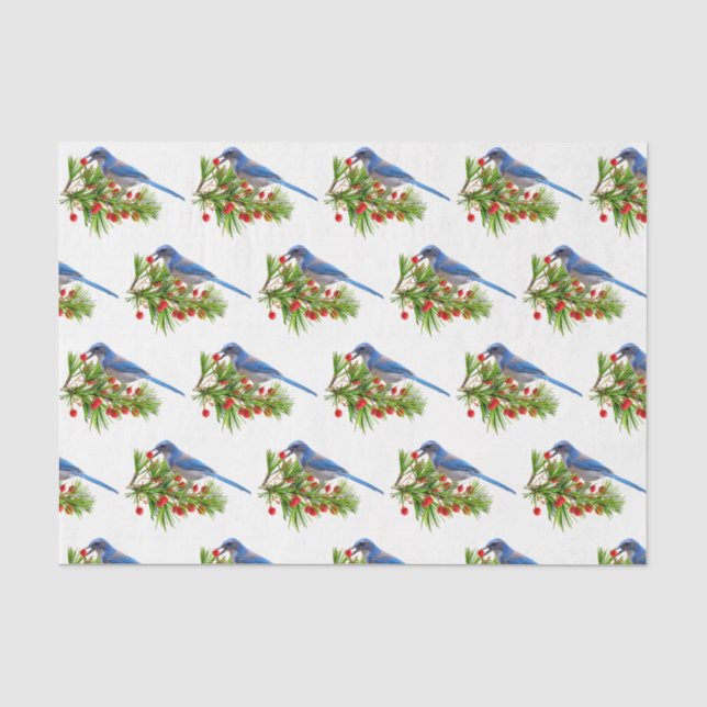 Jay Berries Tissue Paper (Front)