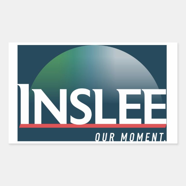 Jay Inslee 2020 Rectangular Sticker (Front)