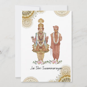 Jay Shree Swaminarayan Greeting Card