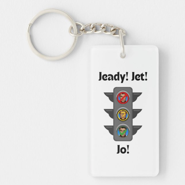Jayce Stoplight Key Ring (Front)
