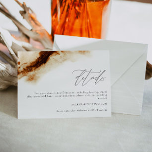 JAYLA Boho Terracotta Burnt Orange Details Card