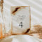 JAYLA | Boho Terracotta Burnt Orange Table Number
