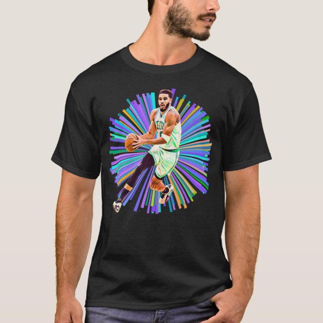 Jayson Tatum Colorburst T-Shirt (Front)