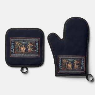 Jazep Drazdovic - Bear Musicians Oven Mitt & Pot Holder Set