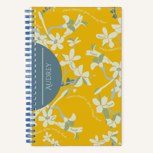 JAZMIN FOCUS YELLOW NOTEBOOK