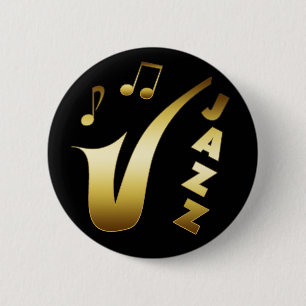 JAZZ 6 CM ROUND BADGE