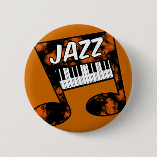 jazz 6 cm round badge