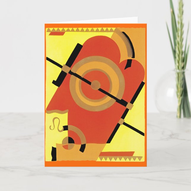 Jazz Age Art Deco Abstract Card (Front)