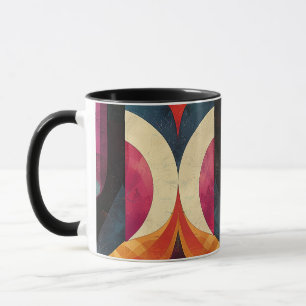 Jazz Age Retro Abstract Design Mug