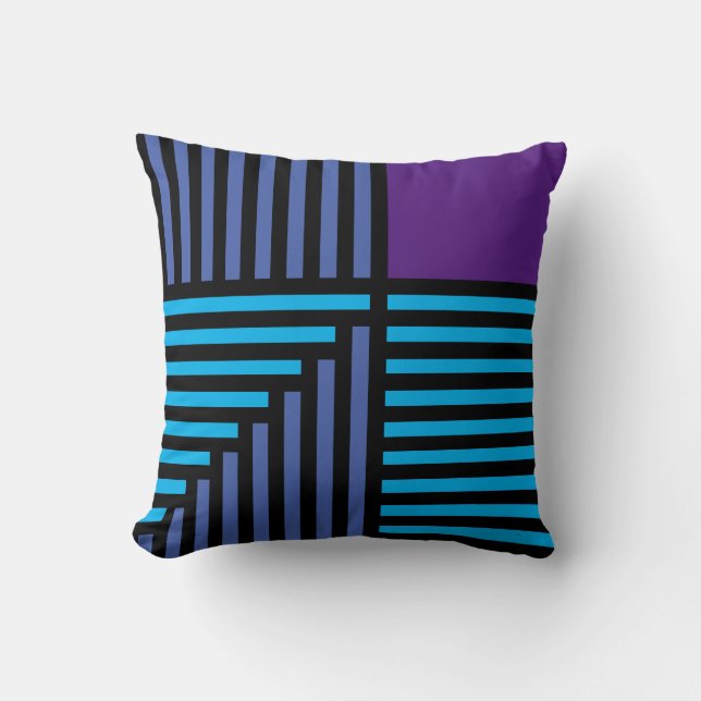''Jazz Age & the Purple Night''t'' Cushion (Front)
