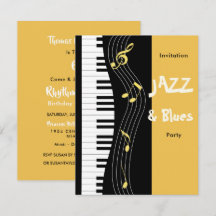 Jazz And Blues Themed Birthday Party