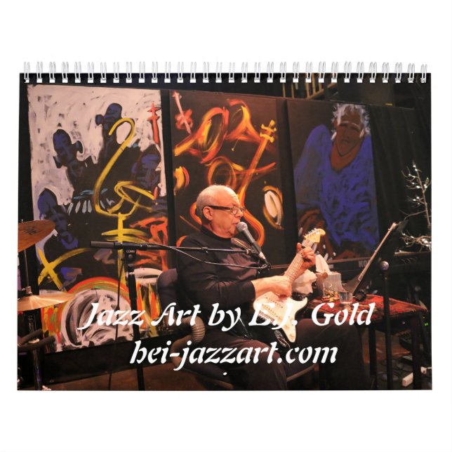 Jazz Art by E.J. Gold Calendar (Cover)