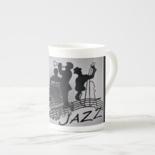 Jazz Band Bone China Mug