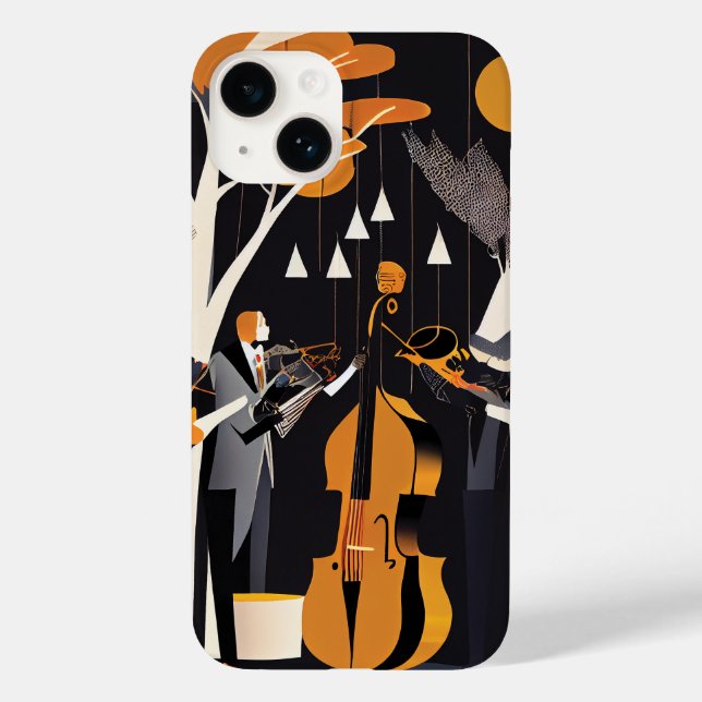 Jazz Band Case-Mate iPhone Case (Back)
