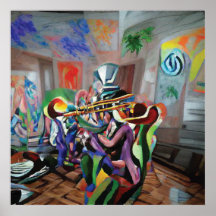 Jazz Band Digital Art