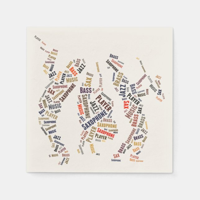 Jazz Band Napkin (Front)
