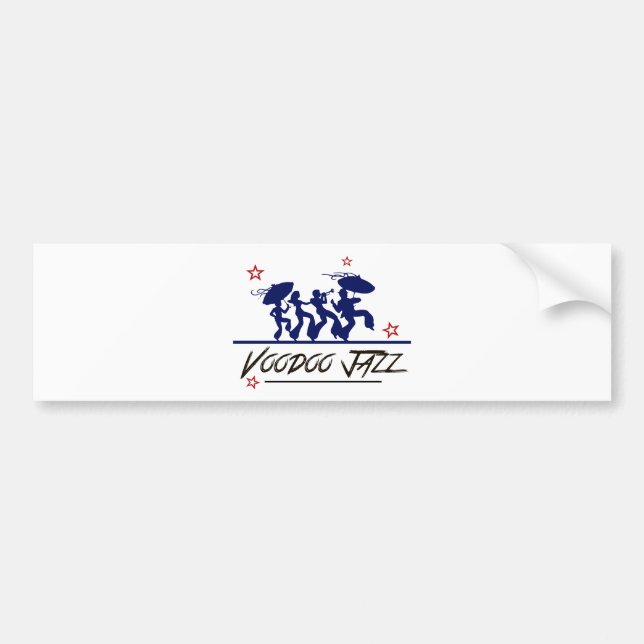 Jazz band new Orleans Bumper Sticker (Front)