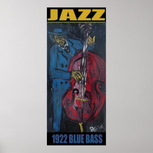 JAZZ BLUE BASS PRINT
