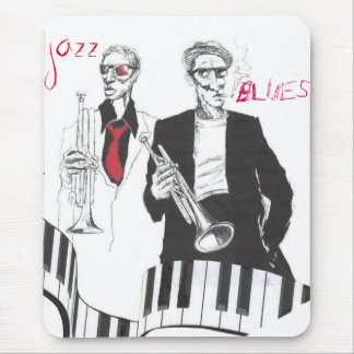 jazz blues mouse pad