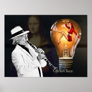 Jazz --- Brain Jazz Poster