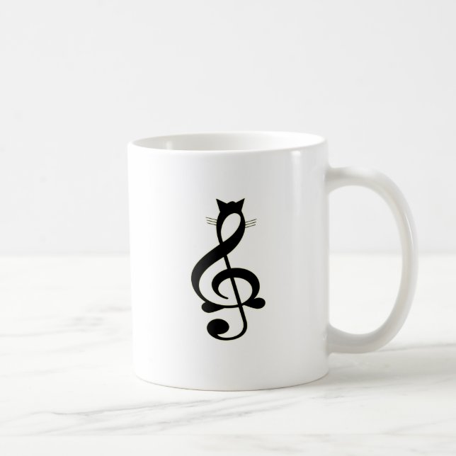 Jazz Cat Mug (Right)
