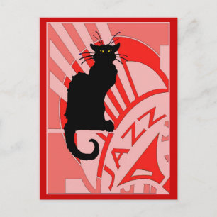 Jazz Cat Postcard