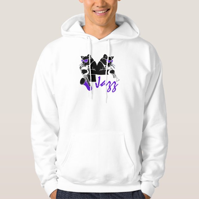Jazz Cats Hoodie (Front)