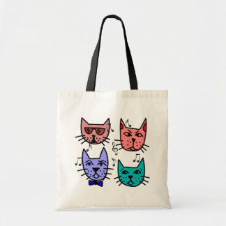 Jazz Cats Tote Bag