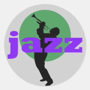 Jazz Classic Round Sticker