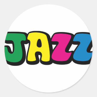 Jazz Classic Round Sticker