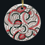Jazz Coils Holiday Ornament<br><div class="desc">from original artwork by JasonMessingerART</div>