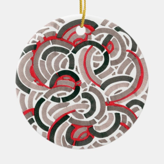 Jazz Coils Holiday Ornament (Front)