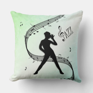 Jazz Dance Green Cushion