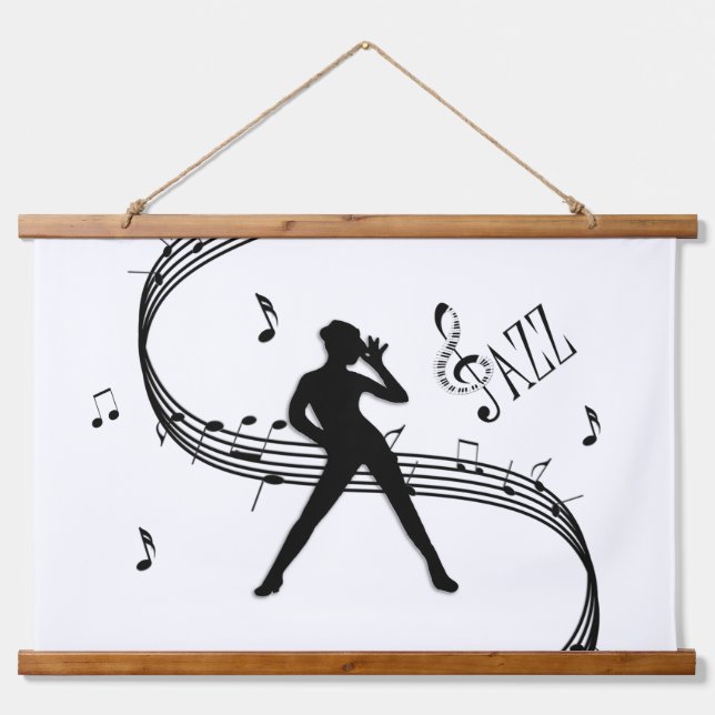 Jazz Dance Hanging Tapestry (Front)