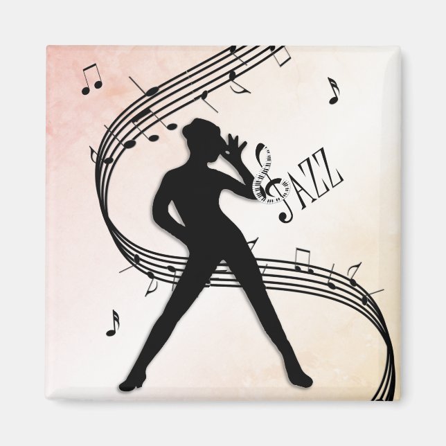 Jazz Dance Magnet (Front)