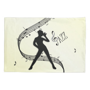 Jazz Dance Yellow Music  Pillowcase