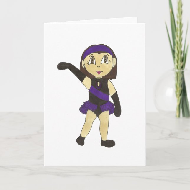 Jazz Dancer Recital Dance Studio Teacher Announcement (Front)