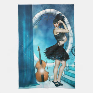 Jazz Dancer Tea Towel