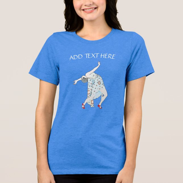 Jazz Dancer Tri-Blend Shirt (Front)