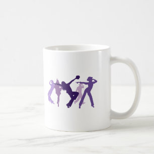 Jazz Dancers Illustration Coffee Mug