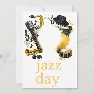 jazz day  invitation