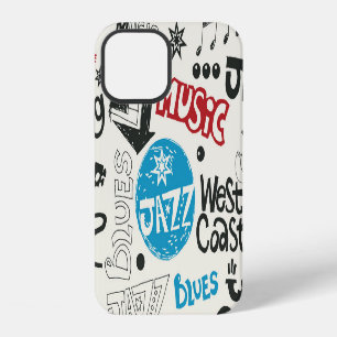 Jazz Doodle: Eclectic Music Mix iPhone 12 Case